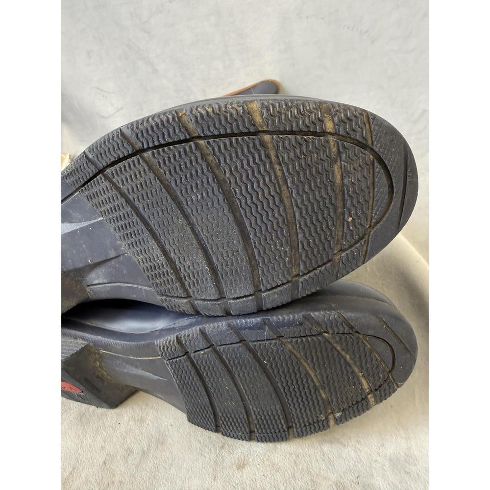 Chooka Boots Womens Size 10 Navy City Solid Rain Mid Calf Rubber Waterproof - Picture 12 of 14